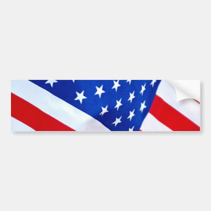 American Flag Bumper Sticker