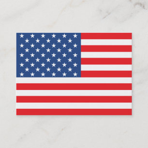 American Flag Business Card