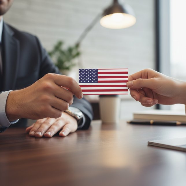 American Flag Business Card (Making every first impression count.)
