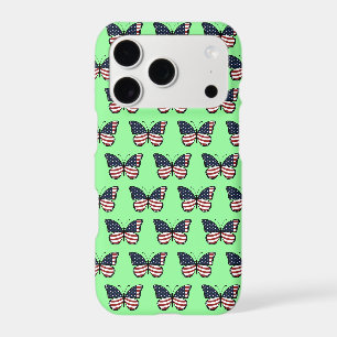 American Flag Butterfly Design