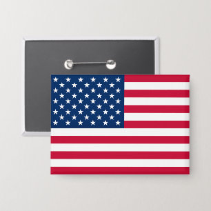 American Flag Button