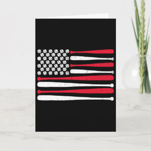 American Flag Bysebyll Usa Vintage Bysebyll Sport  Card