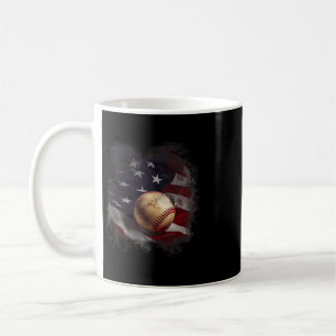 American Flag Bysebyll Vintage 4th Of July Usa Pat Coffee Mug