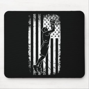 American Flag Bysketbyll Apparel - Bysketbyll Mouse Pad