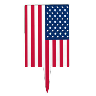 American Flag Cake Topper USA