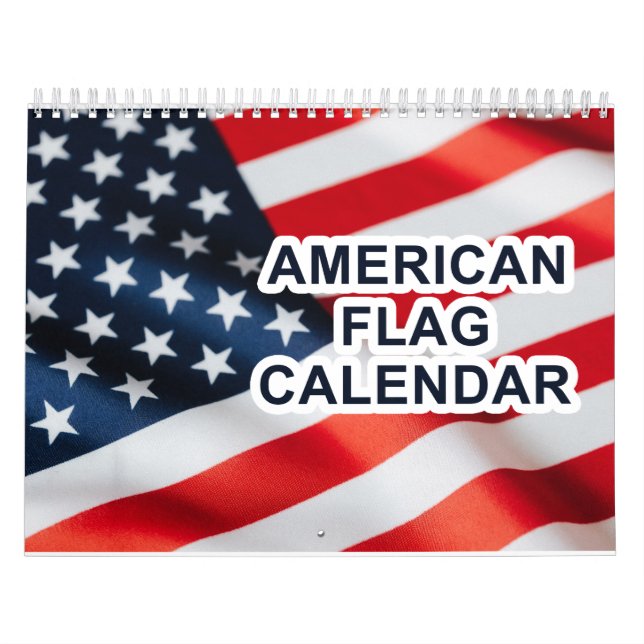 American Flag Calendar 2026 (Cover)