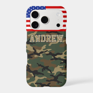 American Flag Camo Custom Name