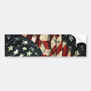 American Flag-Camouflage by Shirley Taylor Bumper Sticker