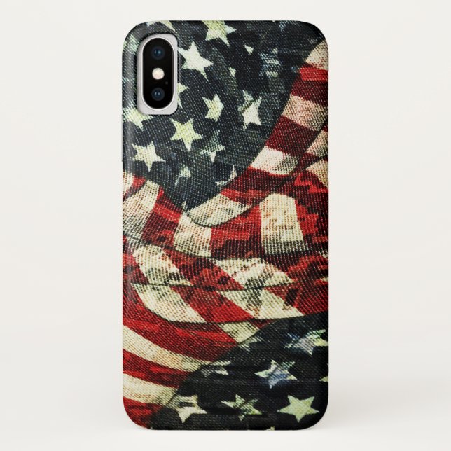 American Flag-Camouflage by Shirley Taylor Case-Mate iPhone Case (Back)