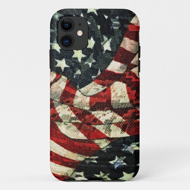 American Flag-Camouflage by Shirley Taylor Case-Mate iPhone Case (Back)