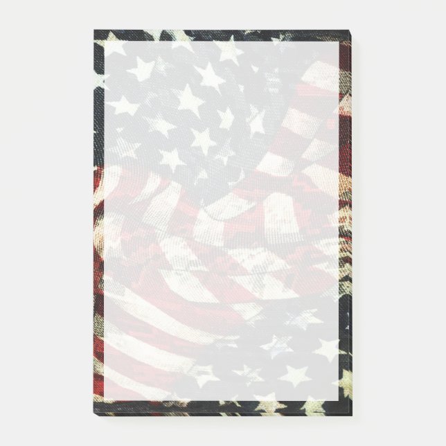 American Flag-Camouflage by Shirley Taylor Post-it Notes (Front)