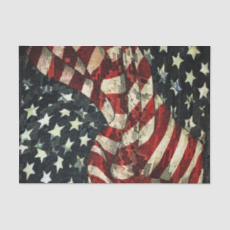 American Flag-Camouflage by Shirley Taylor Tissue Paper