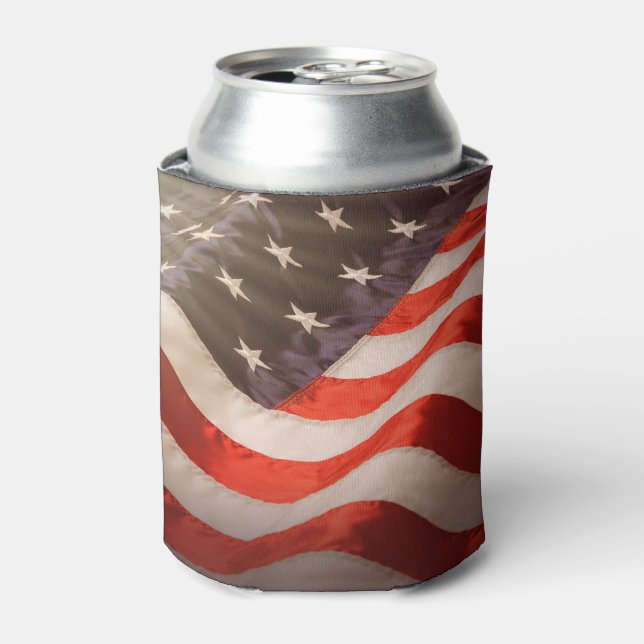 American Flag Can Cooler (Can Front)
