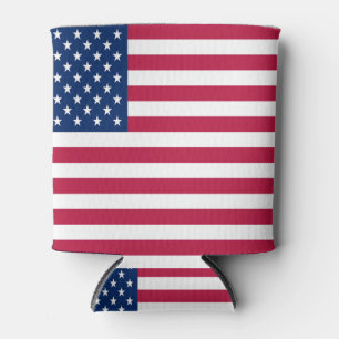 American Flag Can Cooler