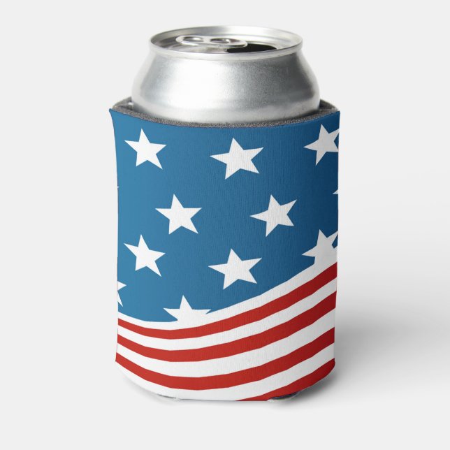 American Flag Can Cooler (Can Back)