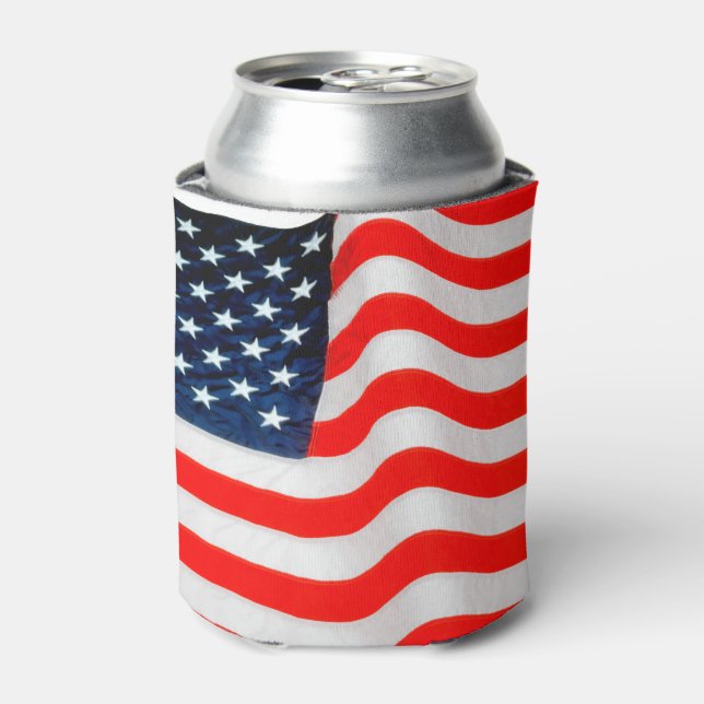 American Flag Can Cooler (Can Front)