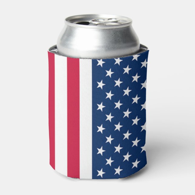 American Flag Can Cooler USA (Can Front)
