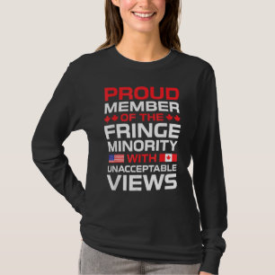 American Flag Canada Flag Freedom Convoy 2022 Truc T-Shirt