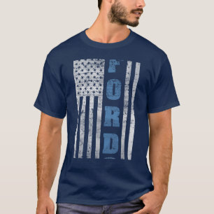 American Flag Car Driving Fiing Racing 3120 vintag T-Shirt