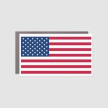 American Flag Car Magnet