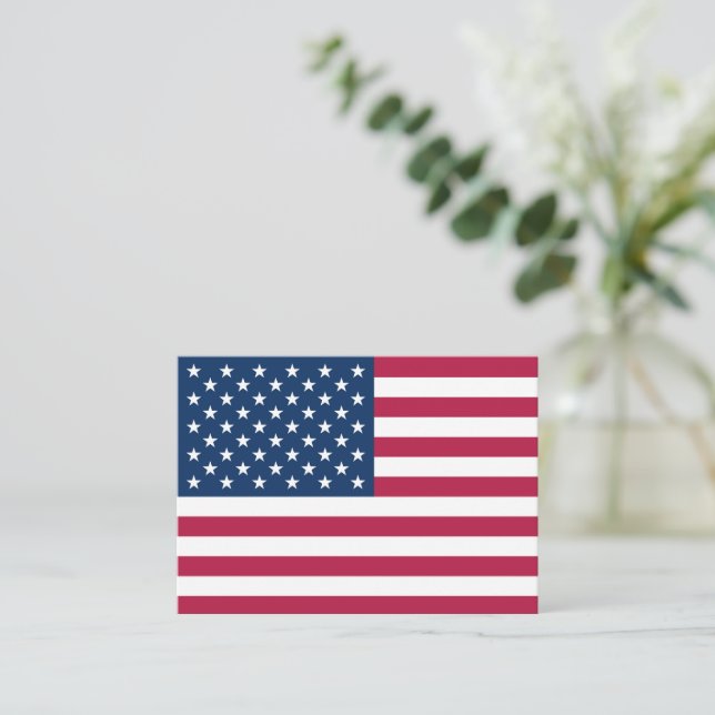 American flag card (Standing Front)