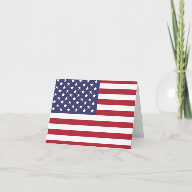 American flag card (Front)