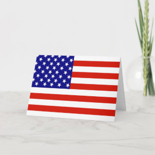 AMERICAN FLAG CARD
