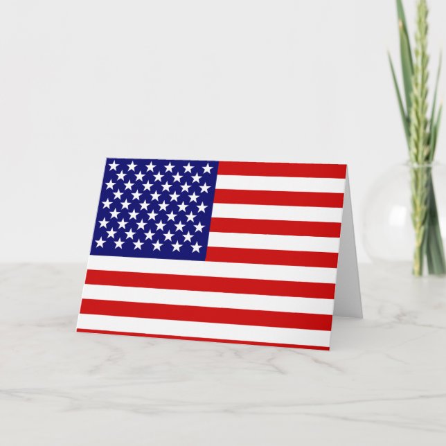 American flag card (Front)