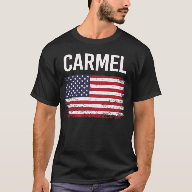 American Flag Carmel T-Shirt (Front)