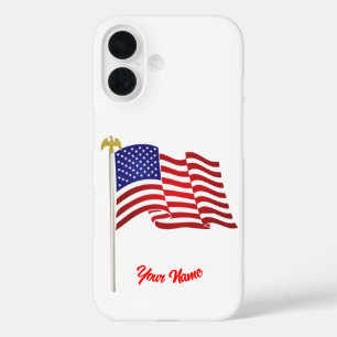 American Flag iPhone 16 Case