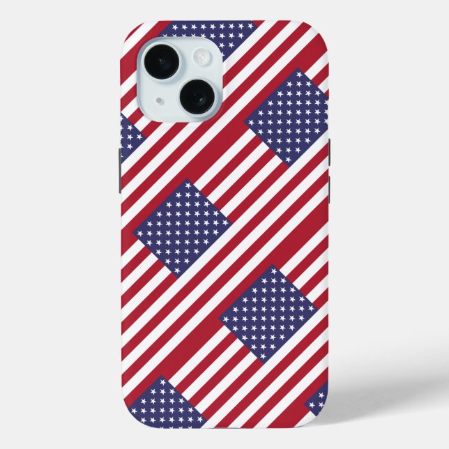 American Flag Case-Mate iPhone Case (Back)