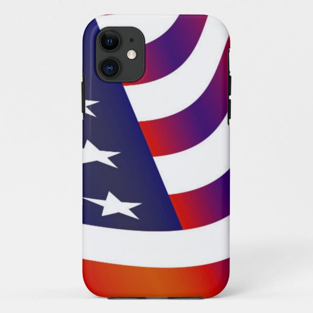 American Flag Case-Mate iPhone Case (Back)