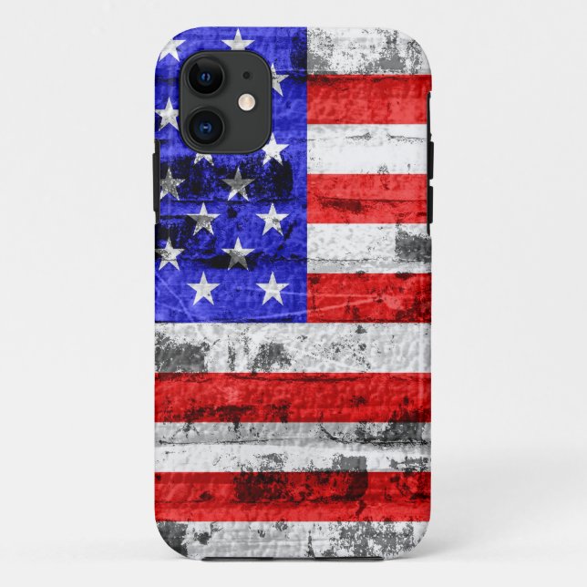 American Flag Case-Mate iPhone Case (Back)