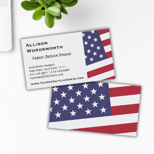 American Flag - Celebrate the USA Business Card