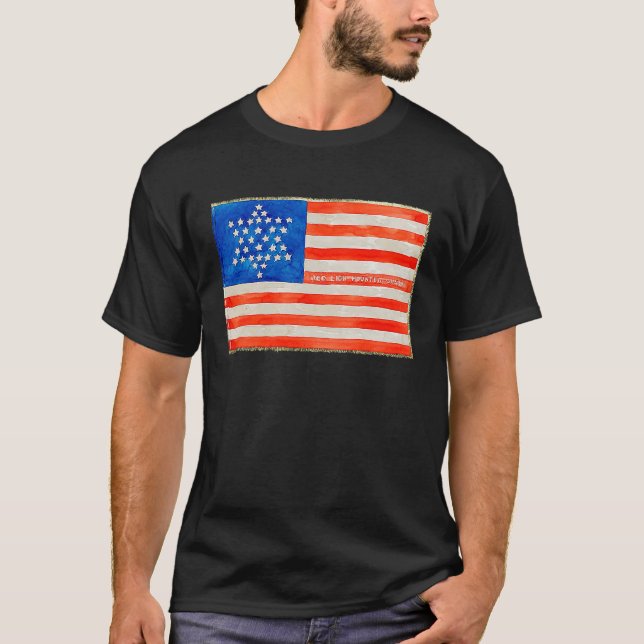 American Flag Civil War T-Shirt (Front)
