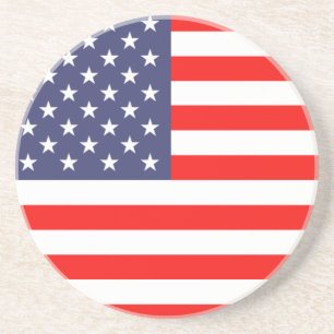 American flag coasters