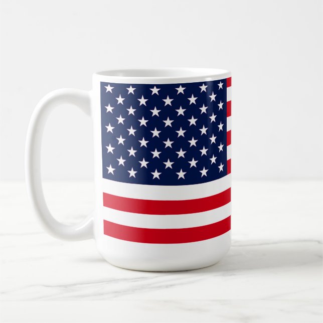 American Flag Coffee Mug (Left)