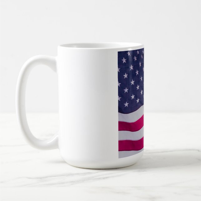 American Flag Coffee Mug (Left)