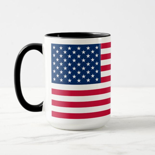 American Flag Coffee Mug (Left)