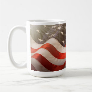 American Flag Coffee Mug