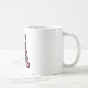 American flag. coffee mug