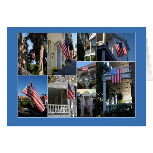 American Flag Collage (Front Horizontal)