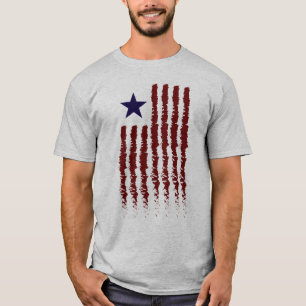 American Flag Contemporary T-Shirt