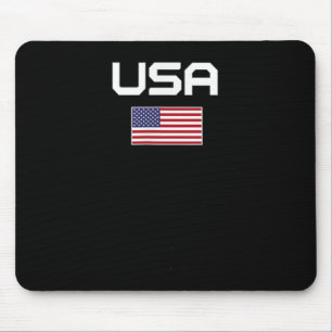American Flag Cool Patriotic Men Women 4th Of July Mouse Pad
