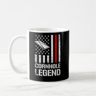 American Flag Cornhole cornhole Coffee Mug