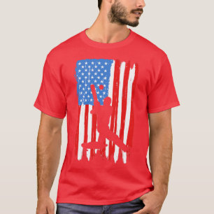 American Flag Cricket T-Shirt