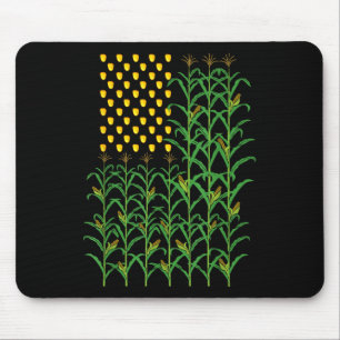 American Flag Crop Farmers Farm Farming 4th Of Jul Mouse Pad