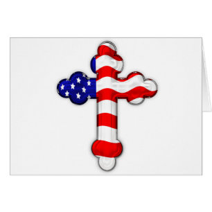 American Flag Cross
