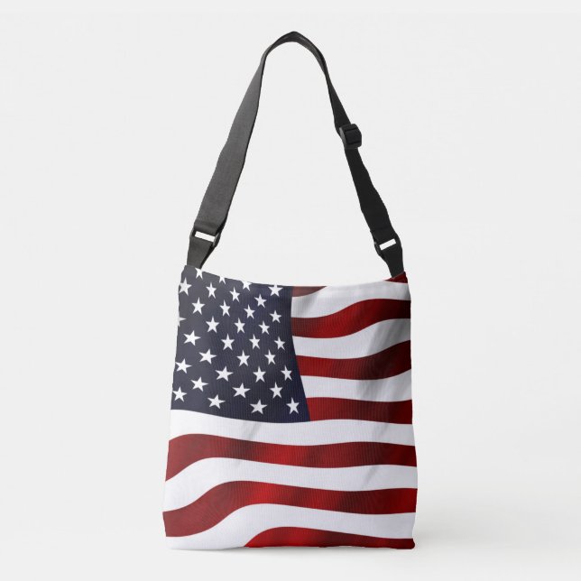 American Flag Crossbody Bag (Front)