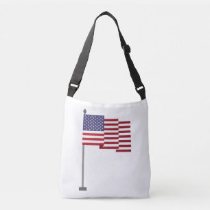 American flag crossbody bag
